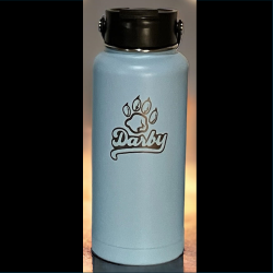 32oz Rtic- Darby Paw Water Bottle