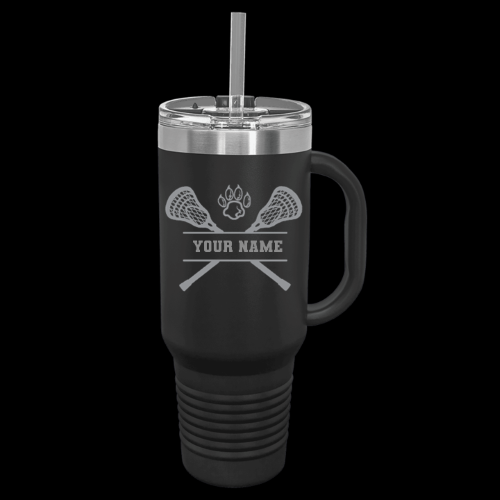 40oz Travel Mug- Black ($40+tax)