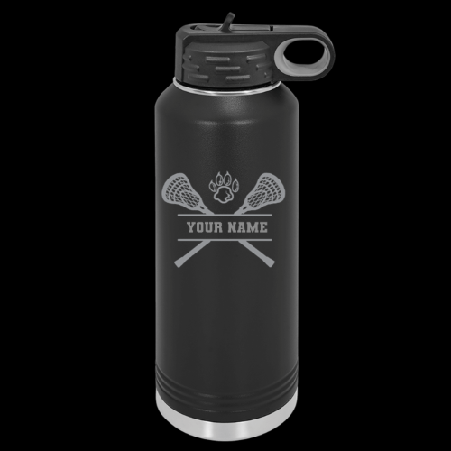 40oz Water Bottle- Black ($40+tax)