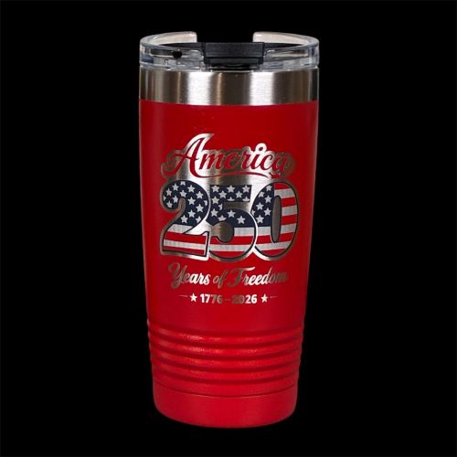 20oz 250th America Tumbler ($35+tax)