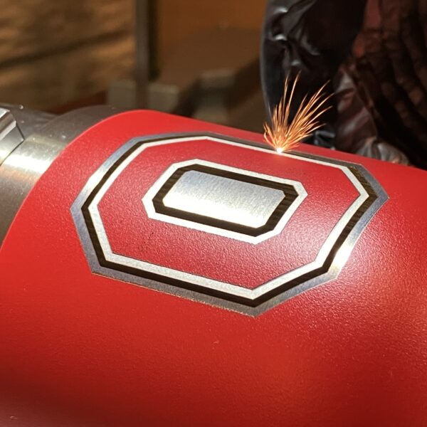 Laser Engraving OSU Tumbler