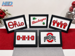 Acrylic Framed Signs for Ohio State Parties