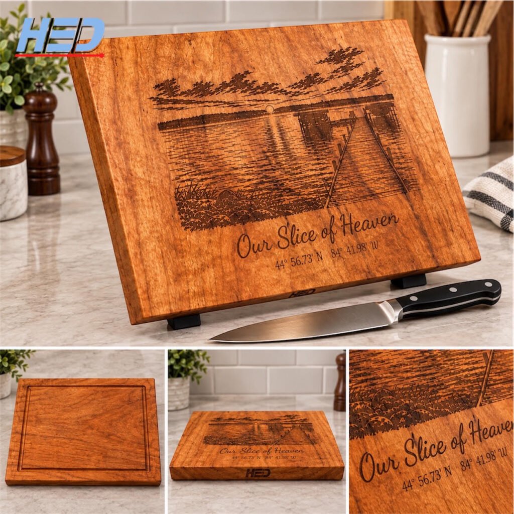 Engraved Cherry Cutting Board